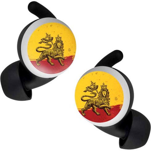The Lion of Judah Rasta Flag Google Pixel Buds Skin